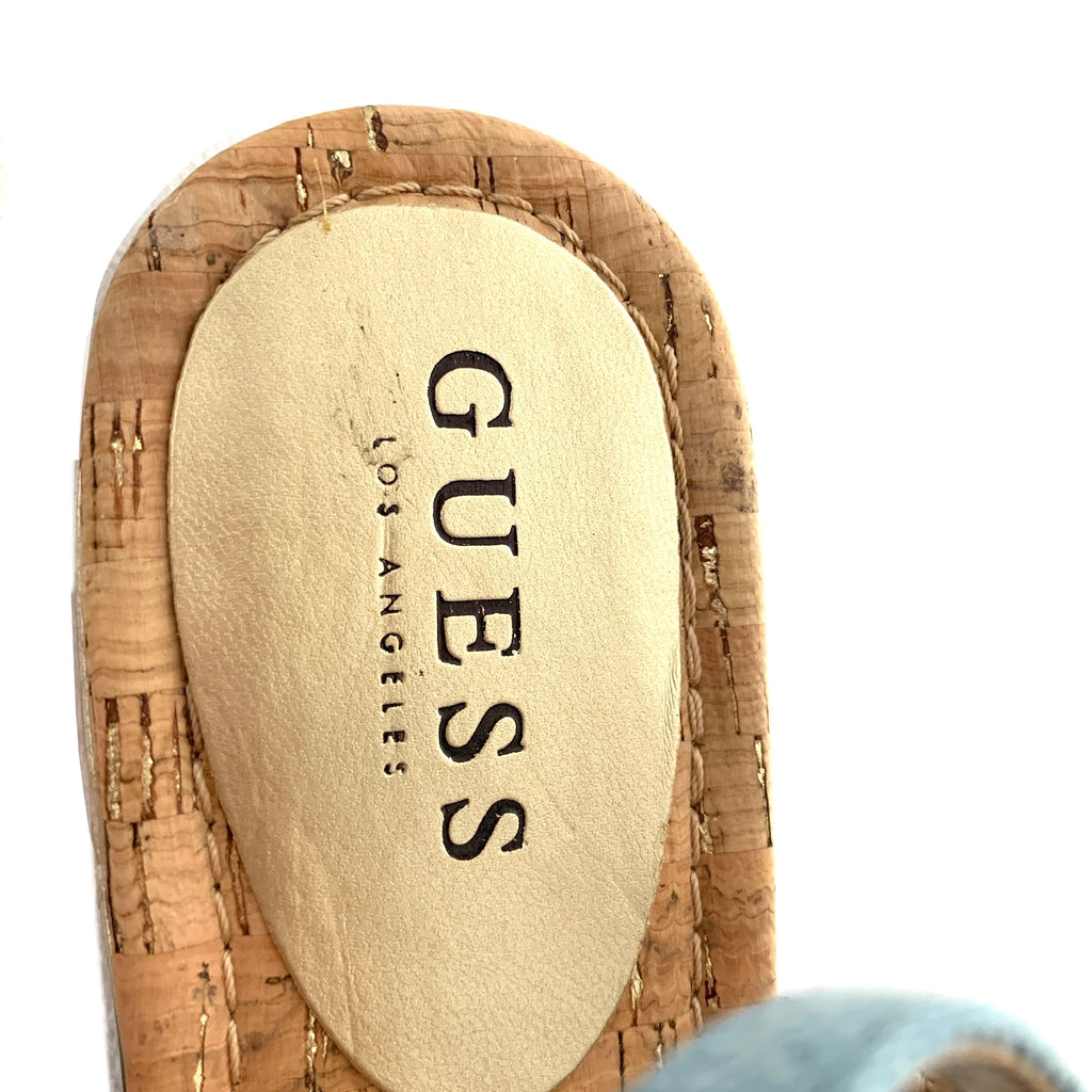 Guess Denim Thong Sandals | Like New |