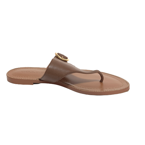 Coach Tan Leather Sandals | Gently Used |