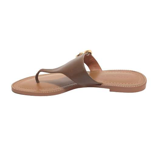 Coach Tan Leather Sandals | Gently Used |