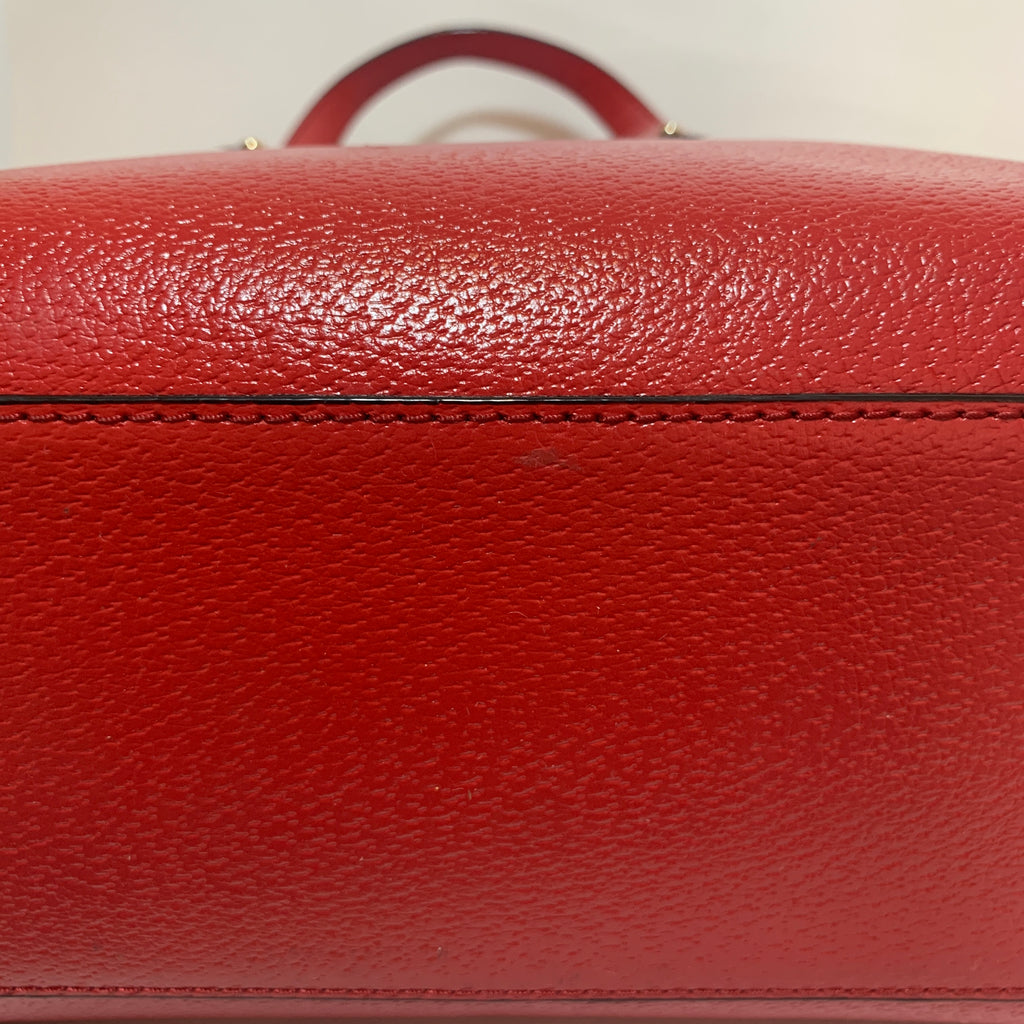 Kate Spade Red Leather Satchel | Gently Used |