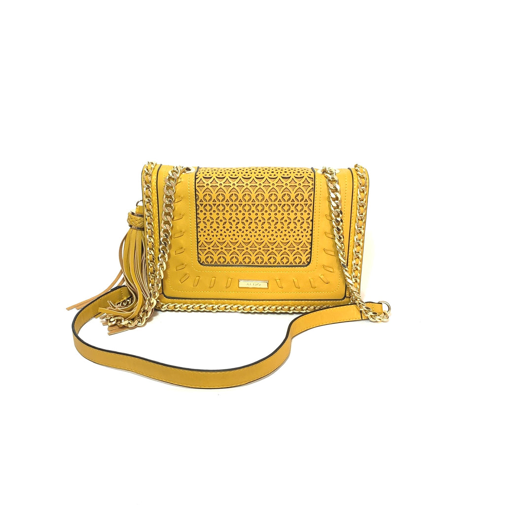 ALDO Mustard Shoulder Bag | Gently Used |