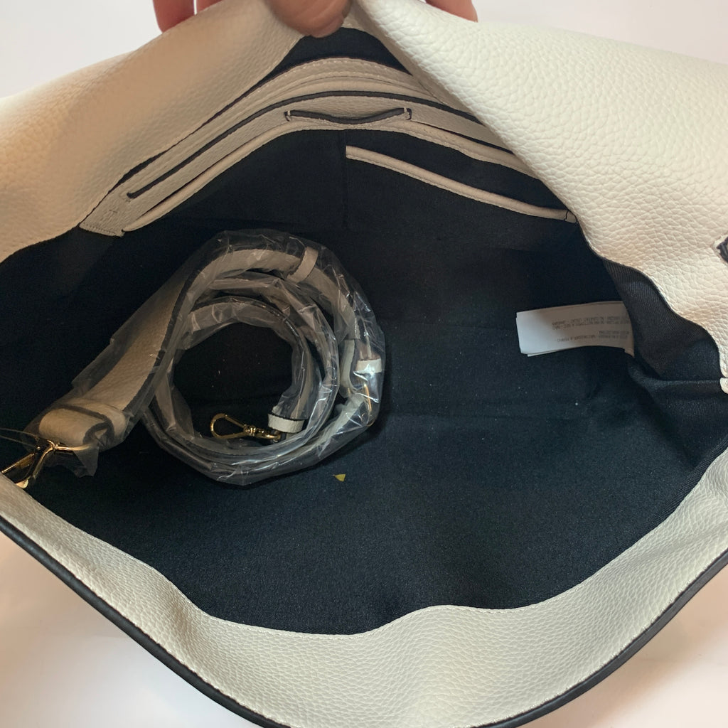 ZARA White Pebbled Large Shoulder Bag | Brand New | | Secret Stash