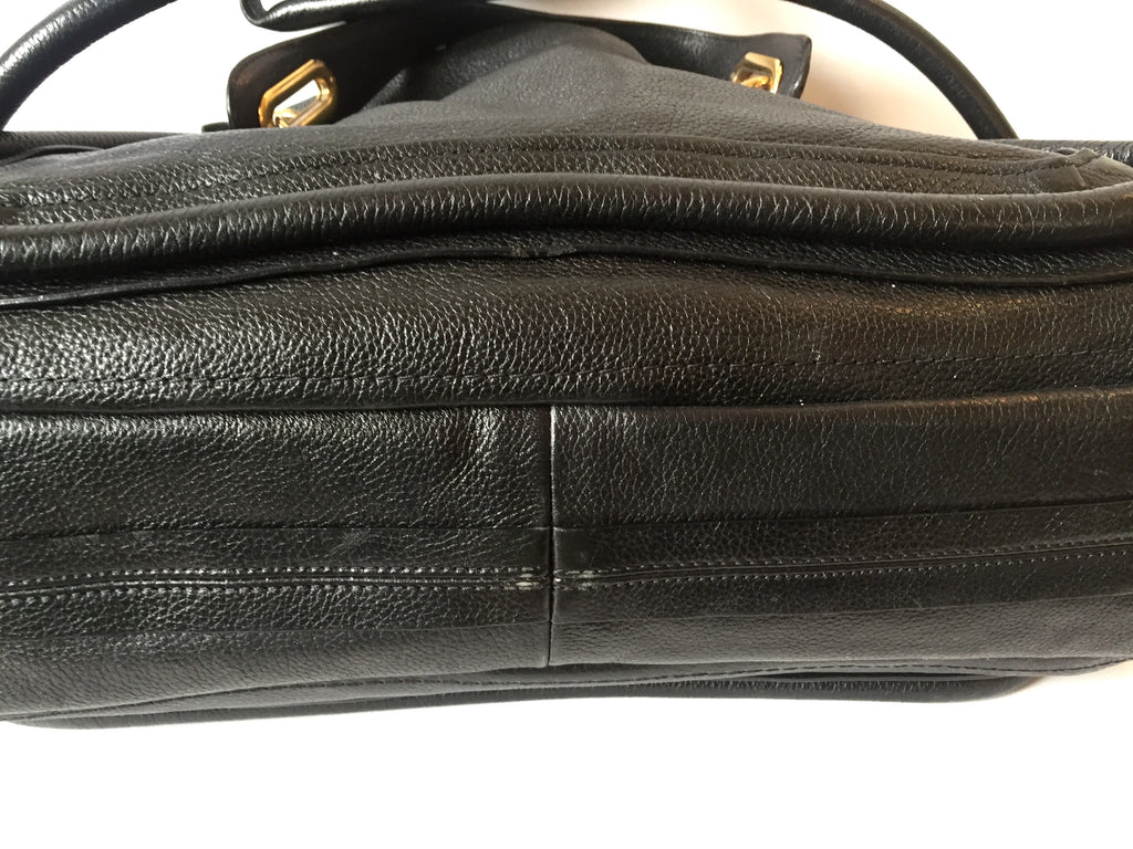 Chloe Black Pebbled Leather Bag | Gently Used | - Secret Stash