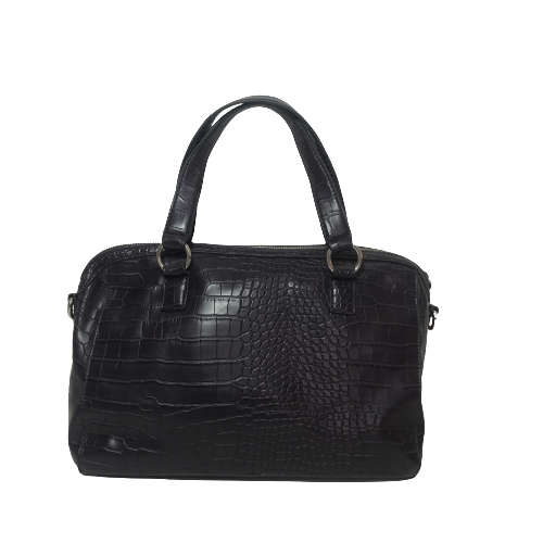Liz Claiborne Purple Faux Leather Tote | Gently Used |