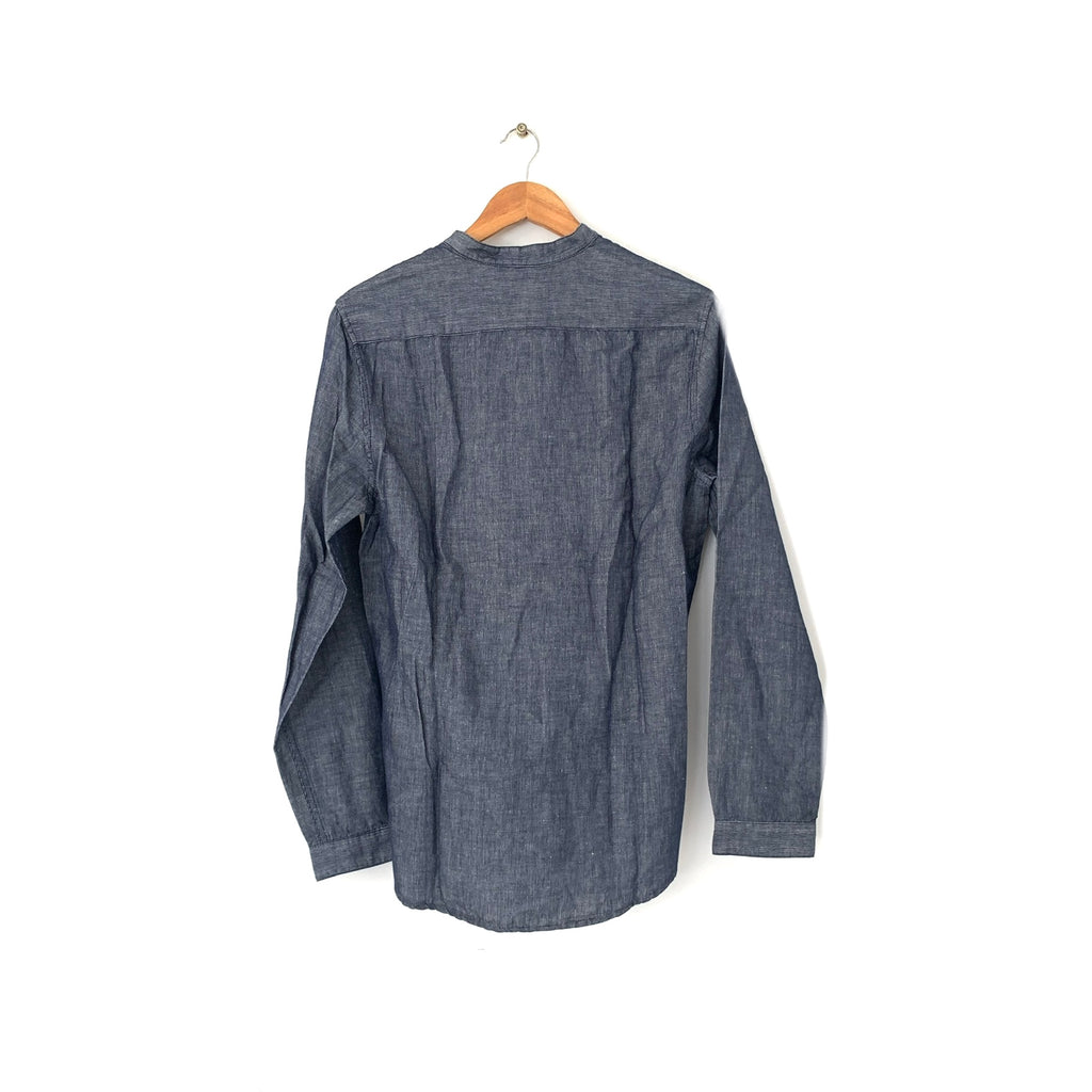 H&M Dark Blue Stone Wash Men's Shirt | Brand New |