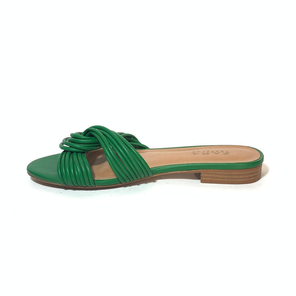 ZARA Green Roped Strappy Sandals | Gently Used |