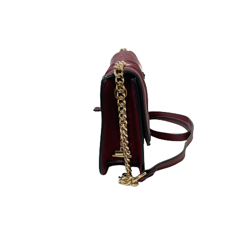 Carvela By Kurt Geiger Maroon Small Shoulder Bag | Brand New |