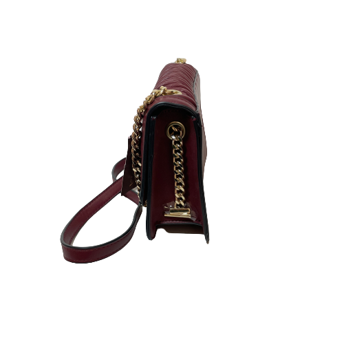 Carvela By Kurt Geiger Maroon Small Shoulder Bag | Brand New |