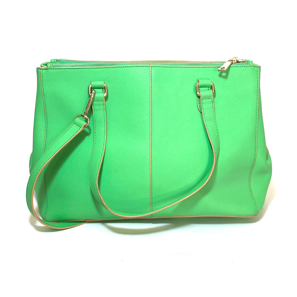 DKNY Green Leather Large Bag | Pre Loved |