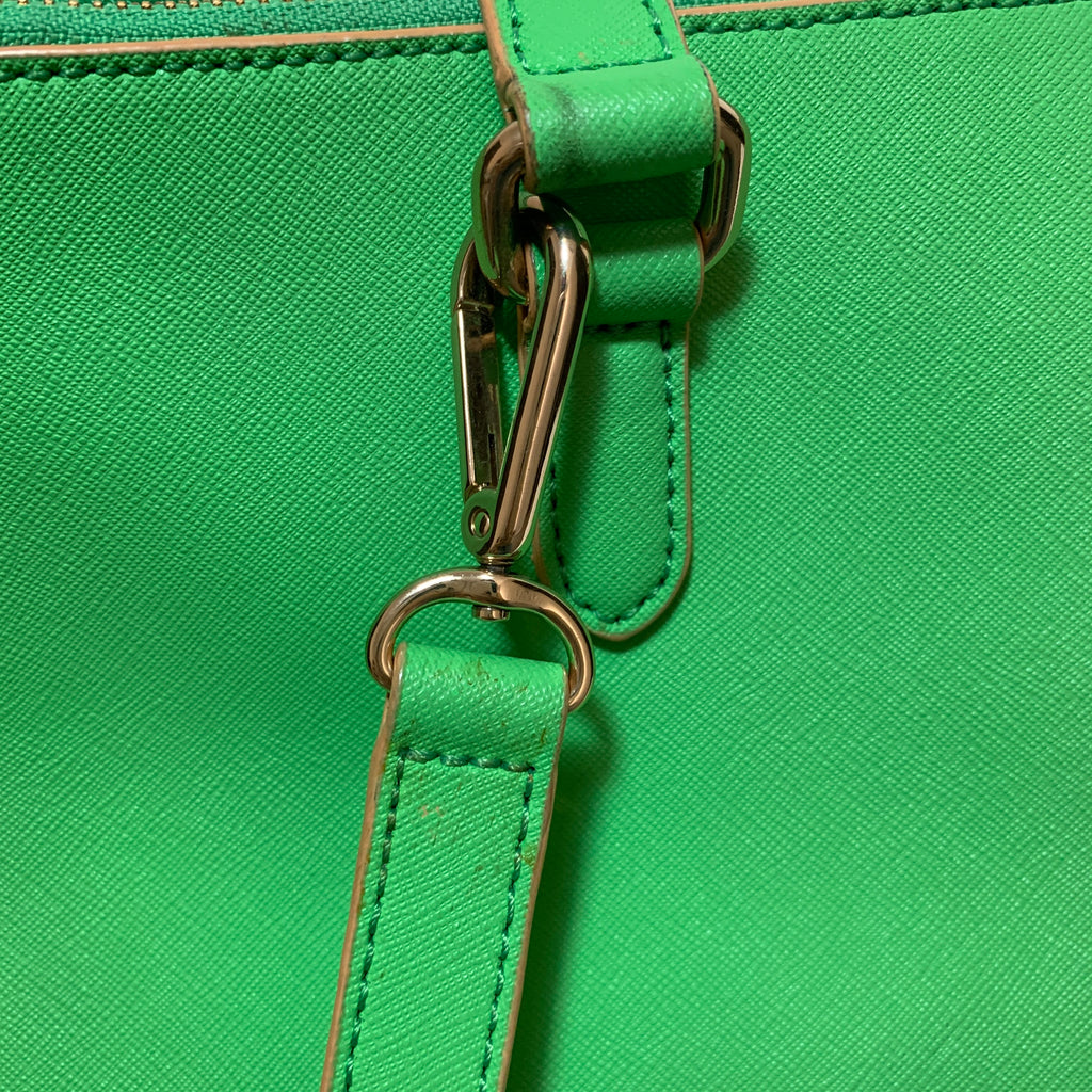 DKNY Green Leather Large Bag | Pre Loved |