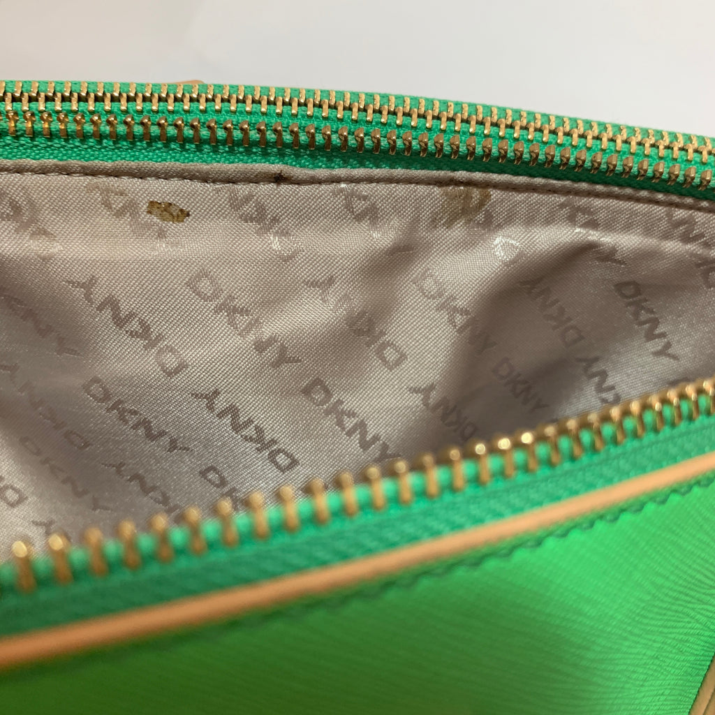 DKNY Green Leather Large Bag | Pre Loved |