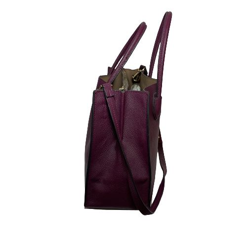 Michael Kors Purple Leather Mercer Satchel | Gently Used |