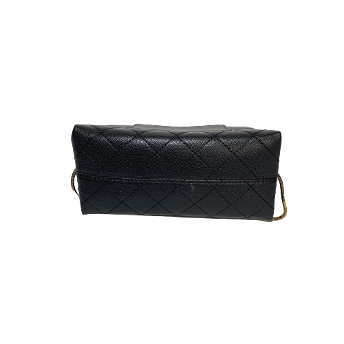 Charles & Keith Black Small Quilted Shoulder Bag | Like New |