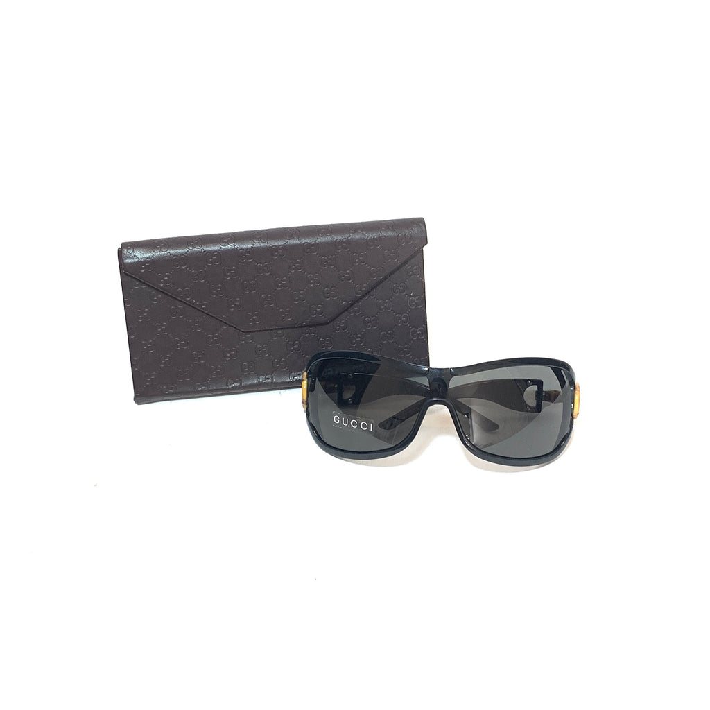 Gucci Black GG33035/s Bamboo Sunglasses | Like New |