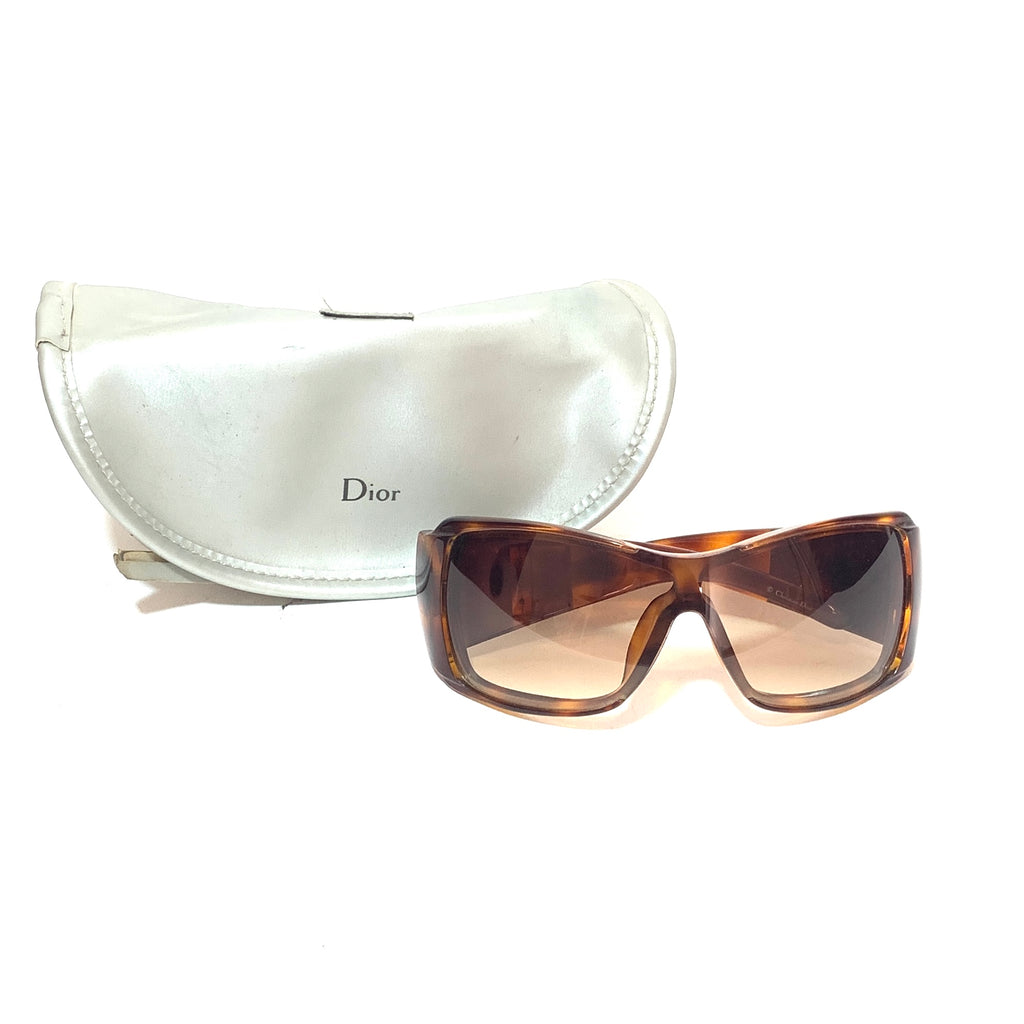 Dior Black and Brown 'Diorstripes 2' Sunglasses | Like New |
