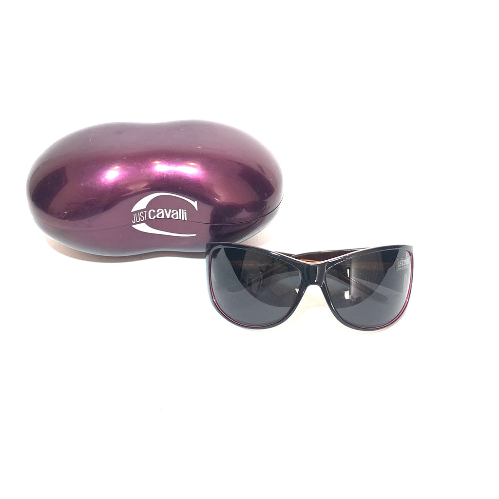 Just Cavalli Black and Pink JC13S Sunglasses | Like New |