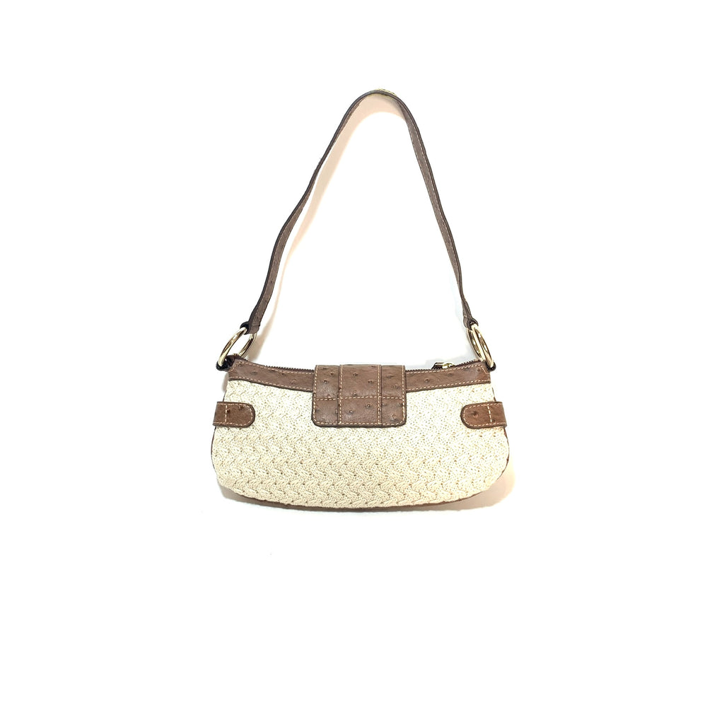 Guess Cream Knit Small Shoulder Bag | Gently Used |