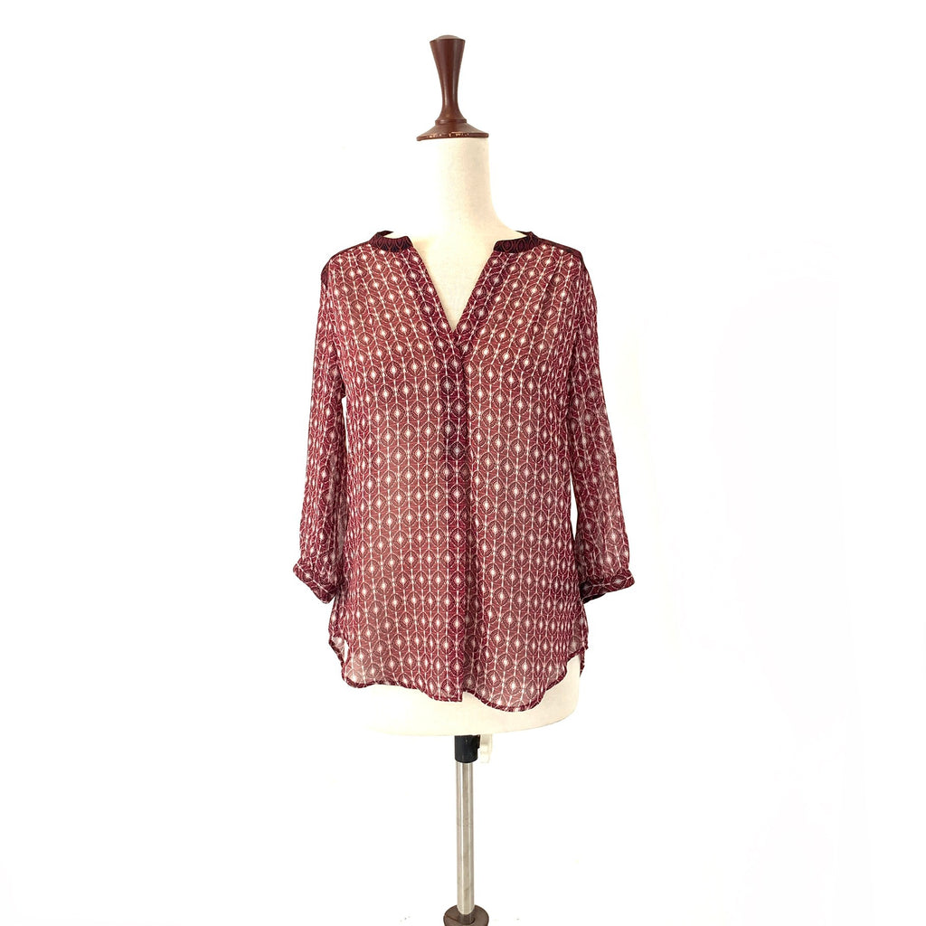 Marks & Spencer Purple Printed Tunic | Gently Used |