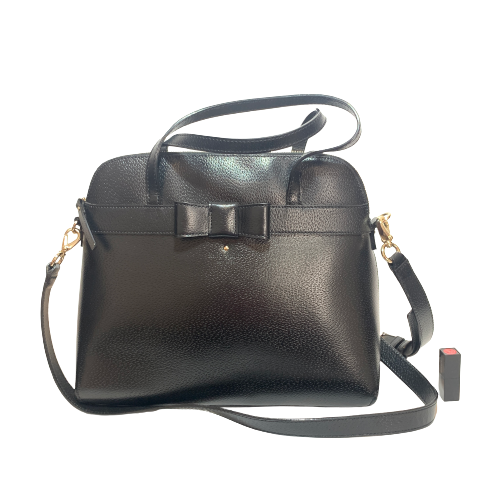 Kate Spade Black Leather 'Kirk Park' Satchel | Gently Used | | Secret Stash