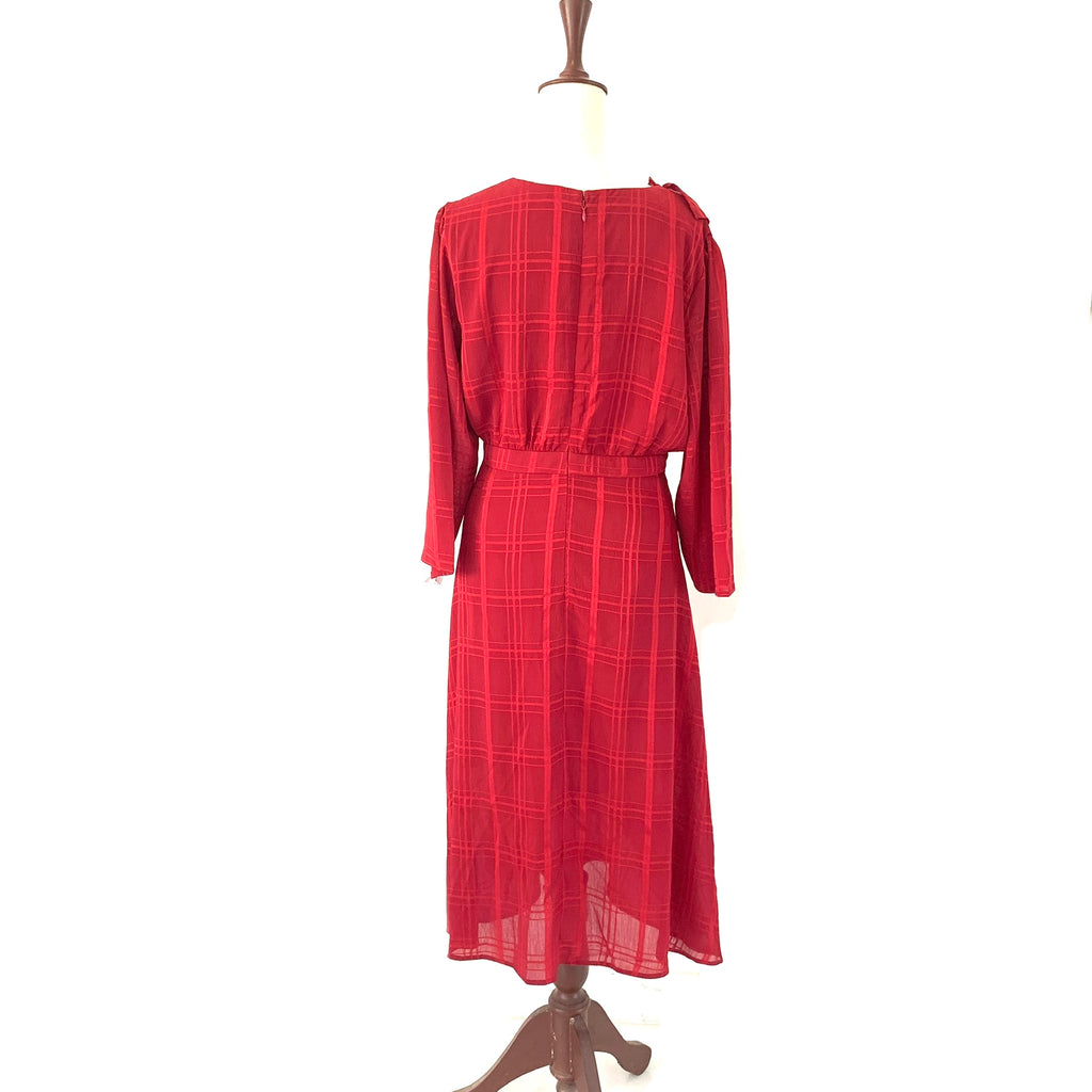 LOST Red Ruffled Dress | Gently Used |