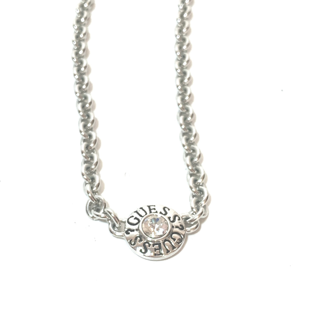 Guess Silver Logo Necklace | Brand New |