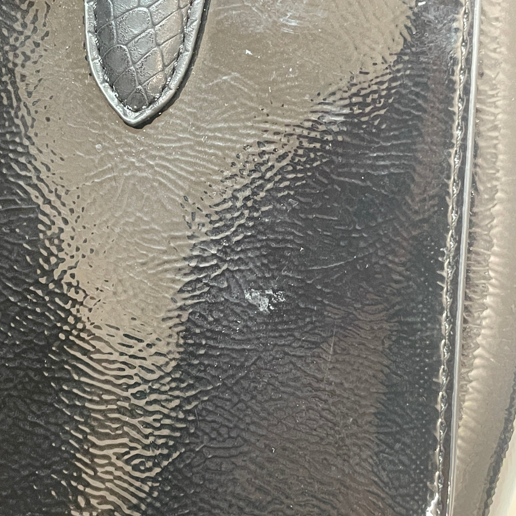 DUNE Black Patent Tote | Gently Used |