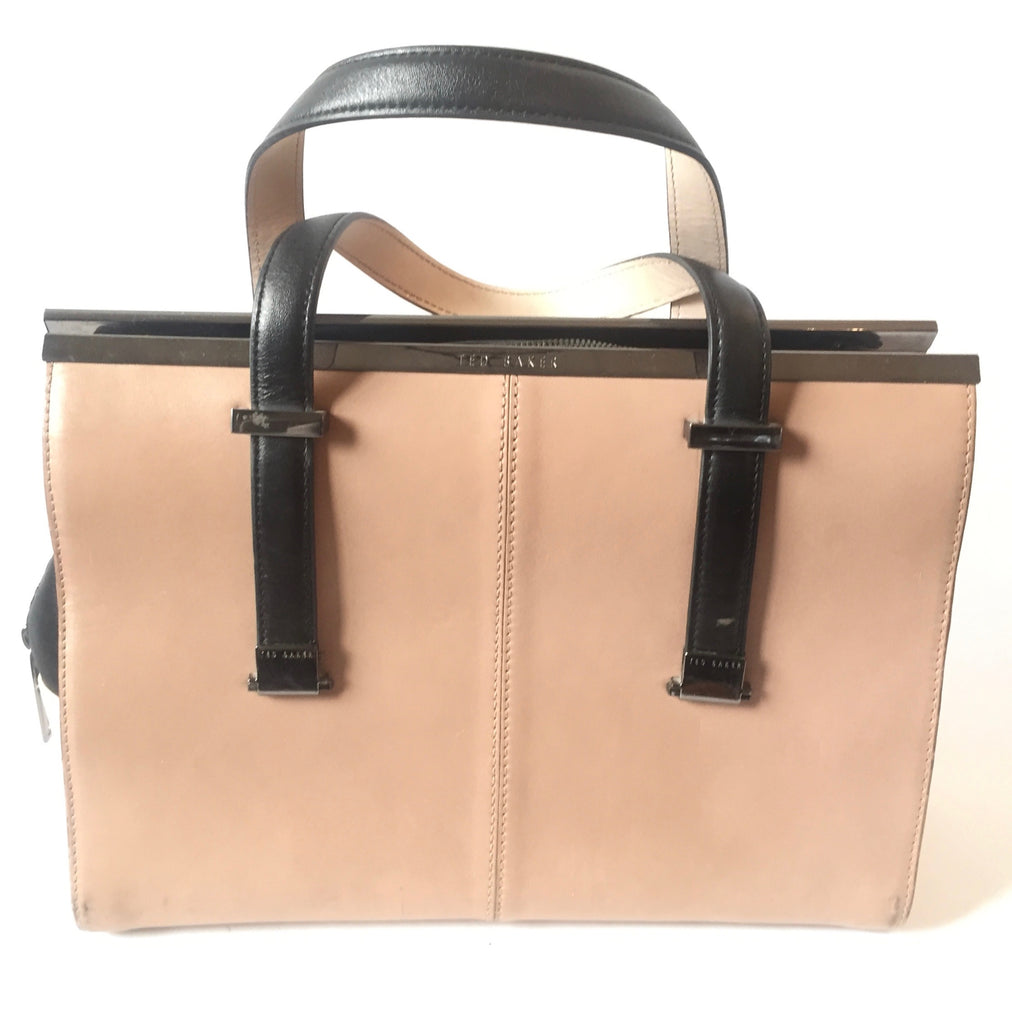 Ted Baker Light Brown Leather Tote Bag | Gently Used |