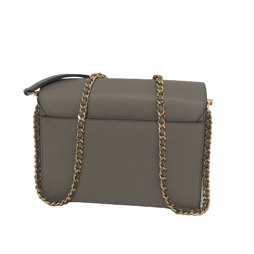 Tory Burch Grey Robinson Converible Leather Shoulder Bag | Gently Used |