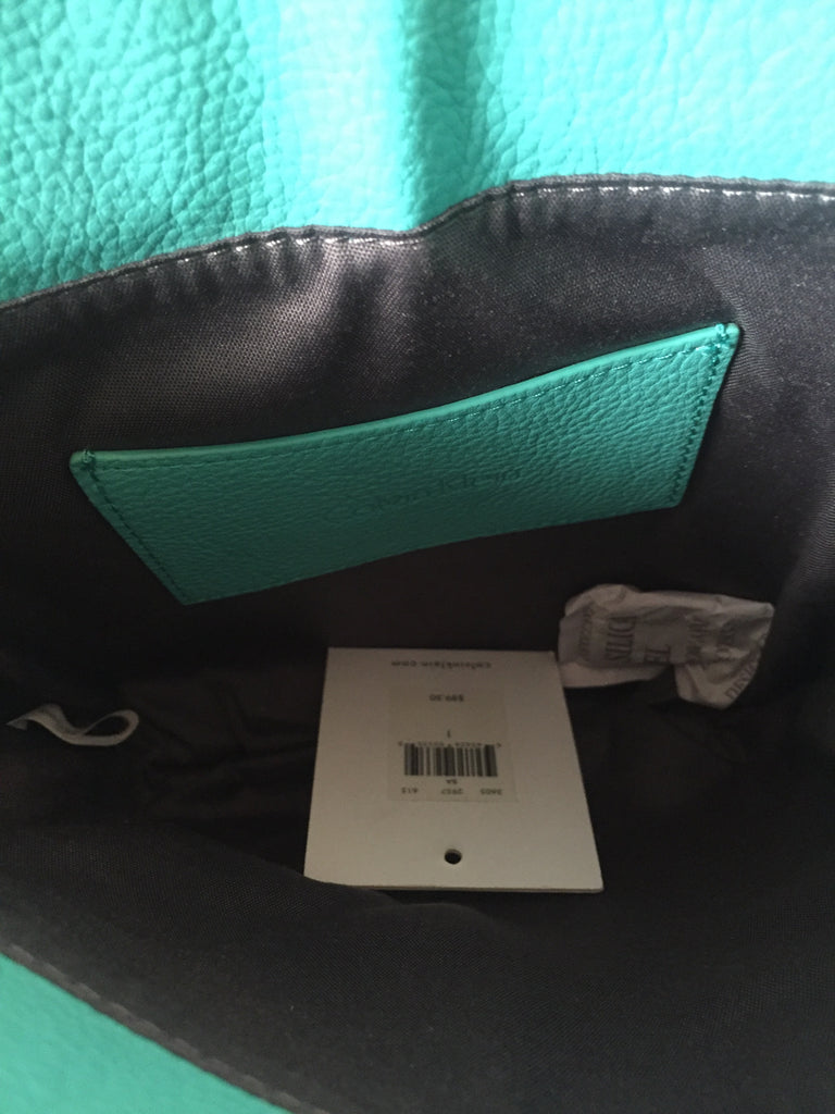 Calvin Klein Green Cross Body Leather Bag | Brand New | - Secret Stash