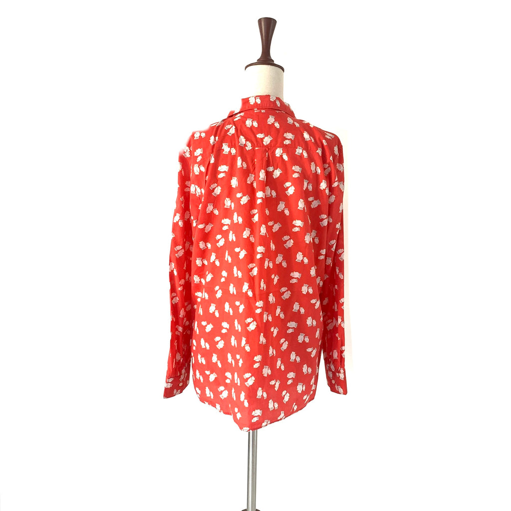 Gap Red Owl Print Collared Shirt | Gently Used |