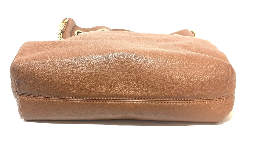 Michael Kors Brown Pebbled Leather Shoulder Bag | Pre Loved |