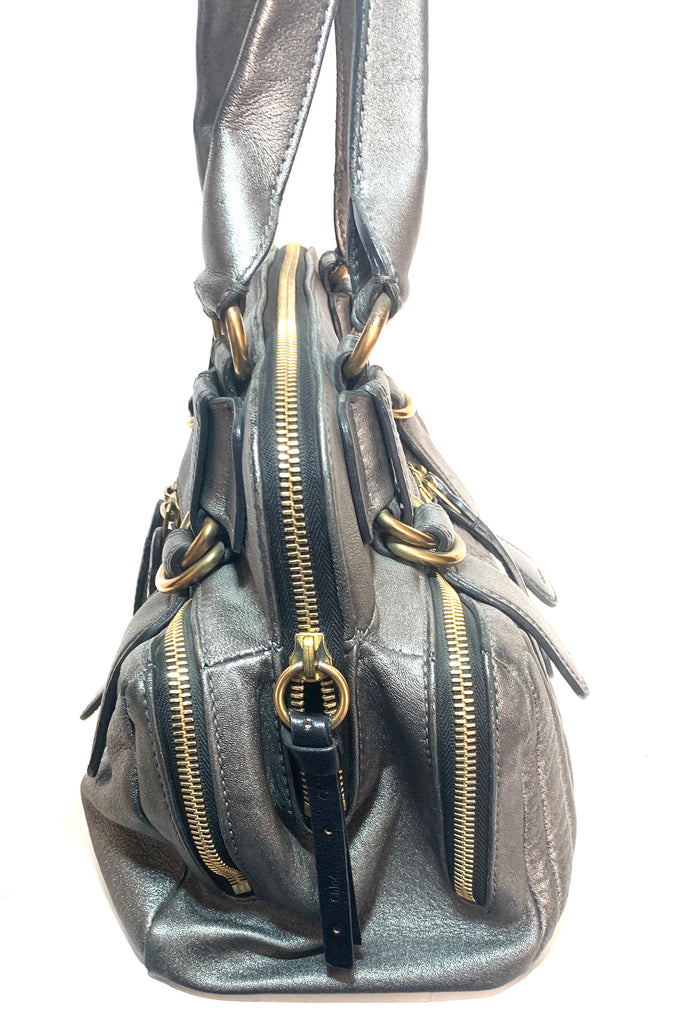 Chloe Silver Leather Tote | Pre Loved |