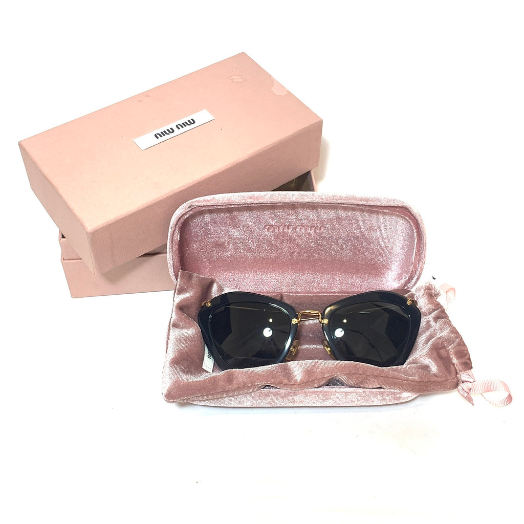 Miu Miu Black SMU-10N Cat-Eye Sunglasses | Gently Used |