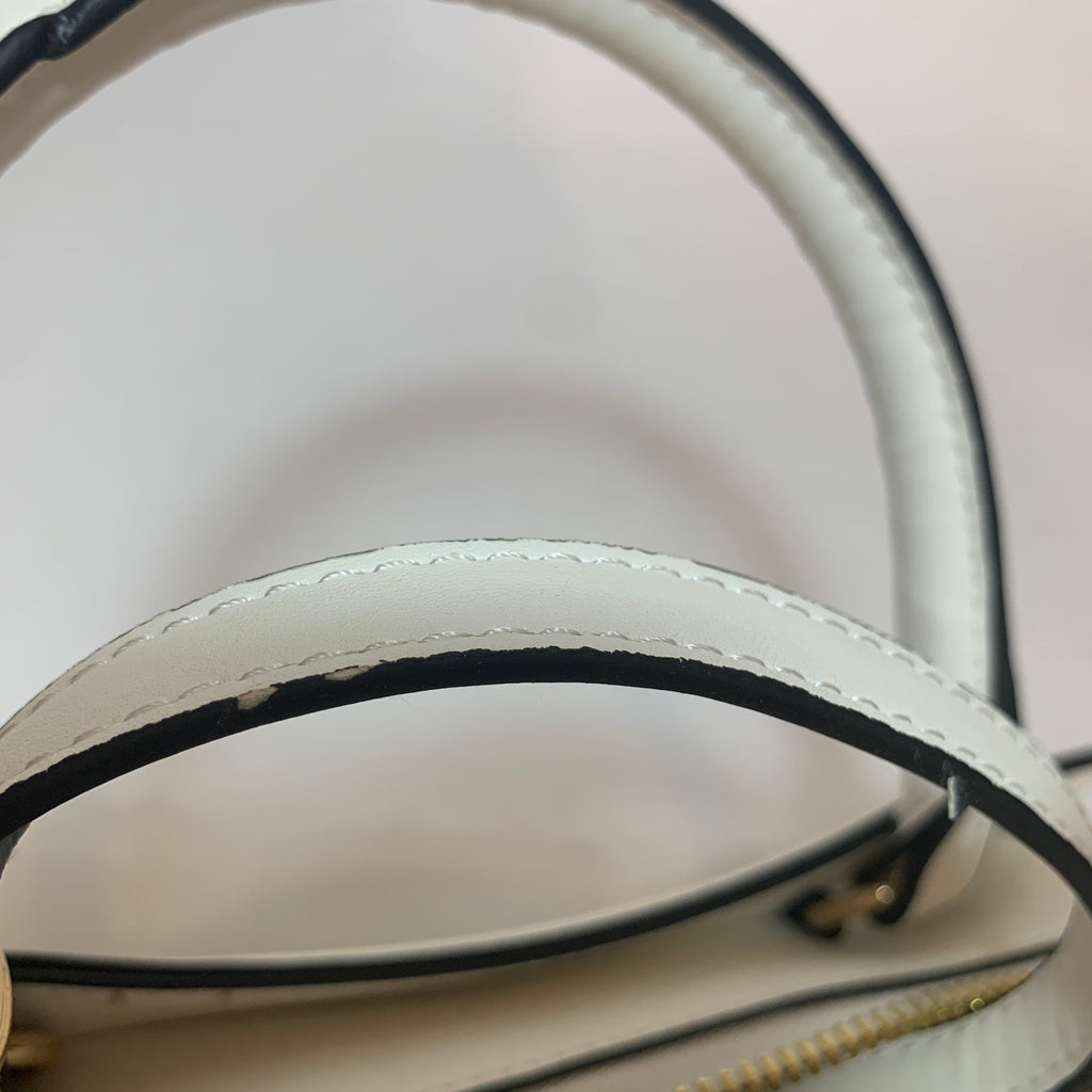 Carpisa White Floral Satchel | Gently Used |