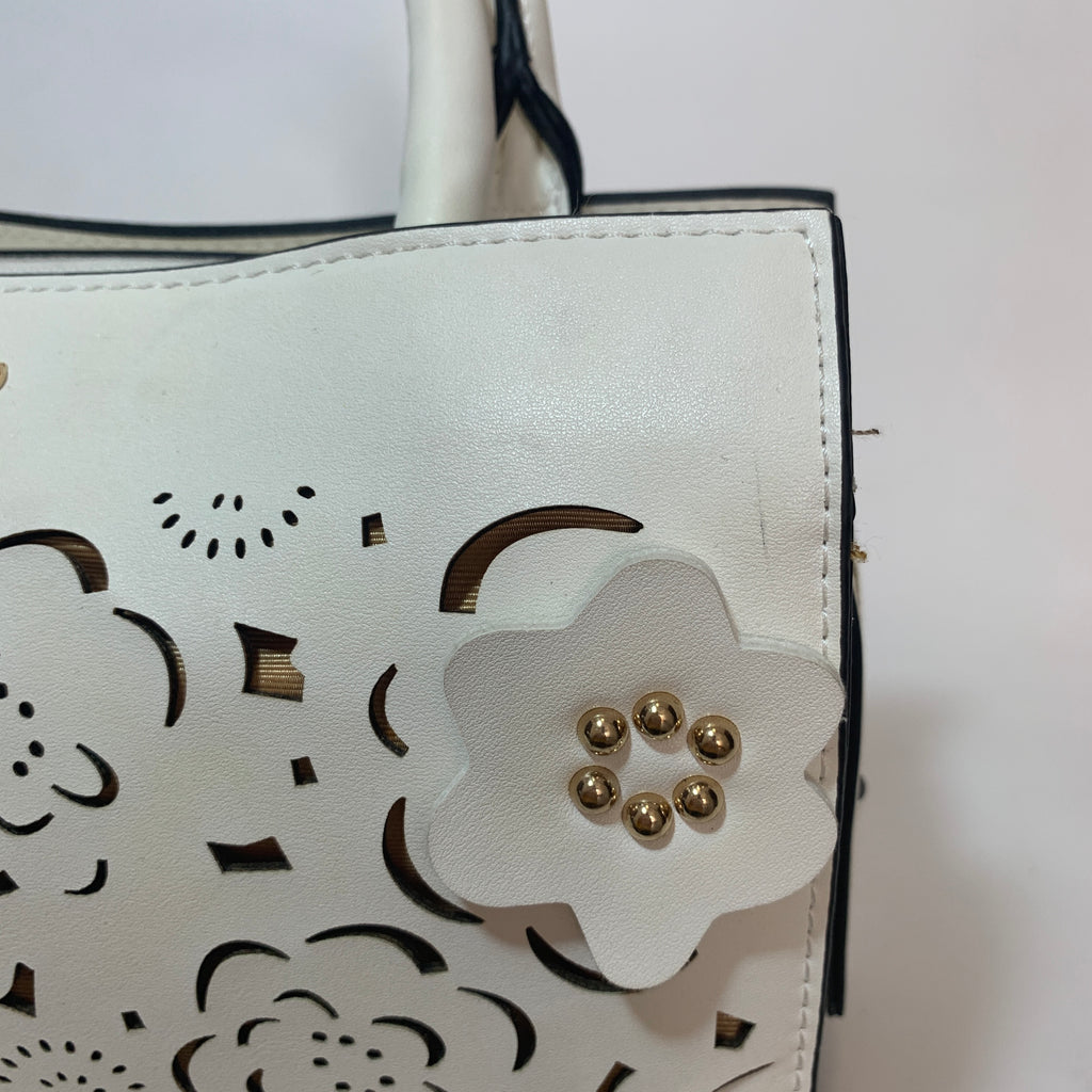 Carpisa White Floral Satchel | Gently Used |