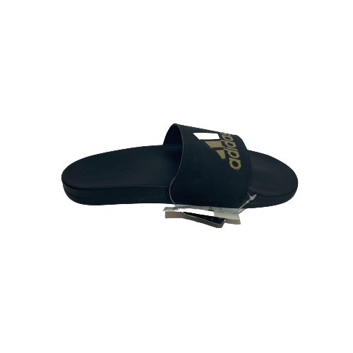 Adidas Black & Gold Adilette Slides | Brand New |
