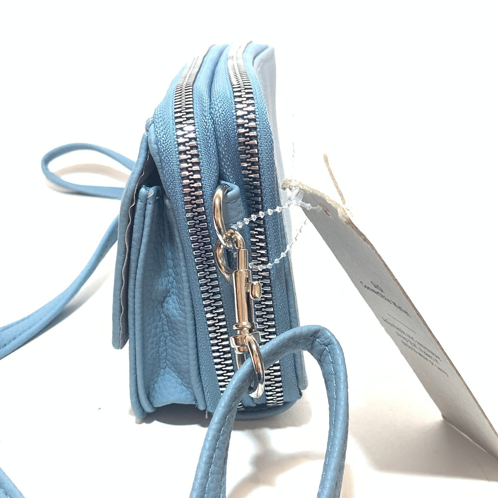 Kenneth Cole Reaction Blue Convertible Wallet Cross Body Bag | Brand New |
