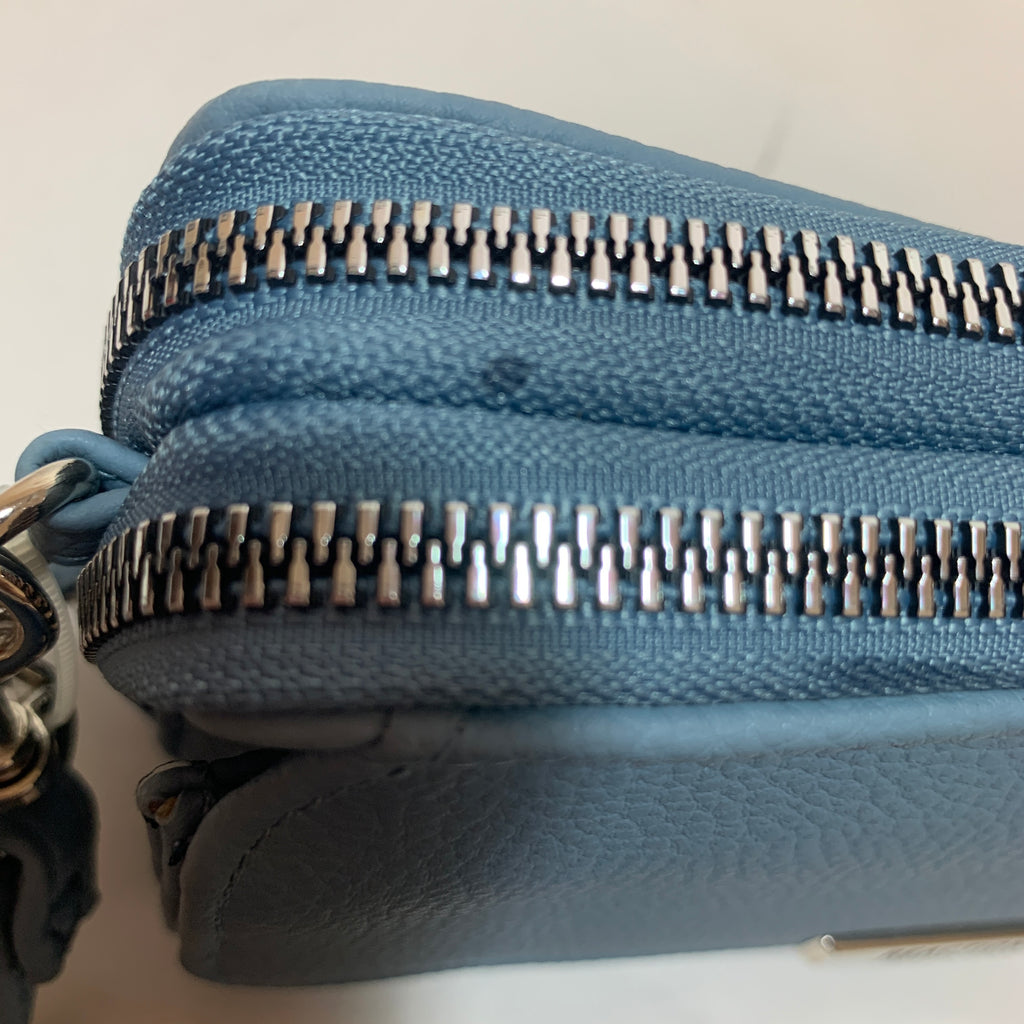 Kenneth Cole Reaction Blue Convertible Wallet Cross Body Bag | Brand New |