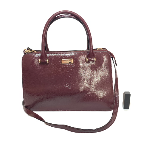 Kate Spade Maroon Leather Satchel | Pre Loved |