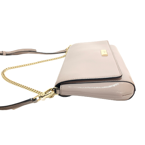 Kate Spade Taupe Leather Crossbody Bag | Gently Used |