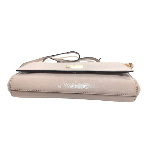 Kate Spade Taupe Leather Crossbody Bag | Gently Used |
