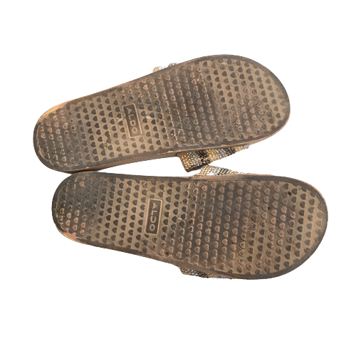 ALDO Rhinestone Slides | Pre Loved |