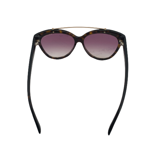 Tom Ford 'Livia' TF518 Brown Rim Bar Sunglasses | Pre Loved |