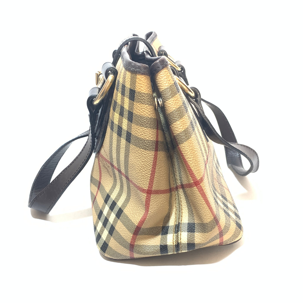 Burberry Haymarket Check Coated Canvas 'EDEN' Shoulder Bag | Pre Loved |