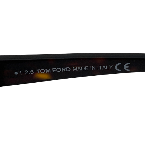 Tom Ford 'Livia' TF518 Brown Rim Bar Sunglasses | Pre Loved |