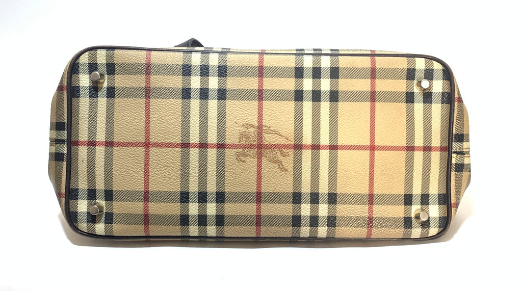 Burberry Haymarket Check Coated Canvas 'EDEN' Shoulder Bag | Pre Loved |