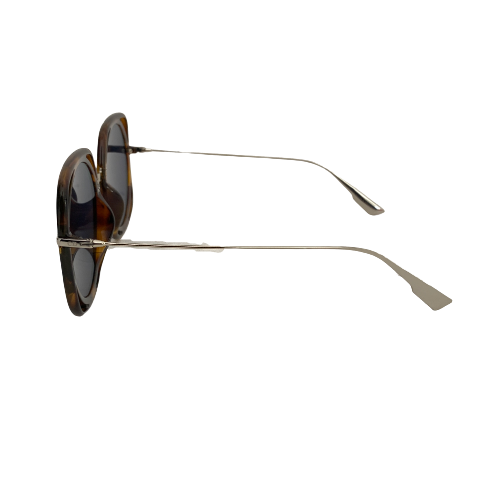 DIOR 'Stellaire 1' Brown Square-Round Sunglasses | Gently Used |