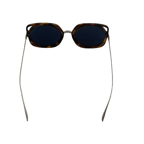 DIOR 'Stellaire 1' Brown Square-Round Sunglasses | Gently Used |