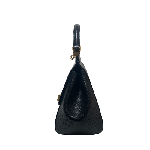 Dolce & Gabanna Black Leather 'Sicily' Bag | Gently Used |
