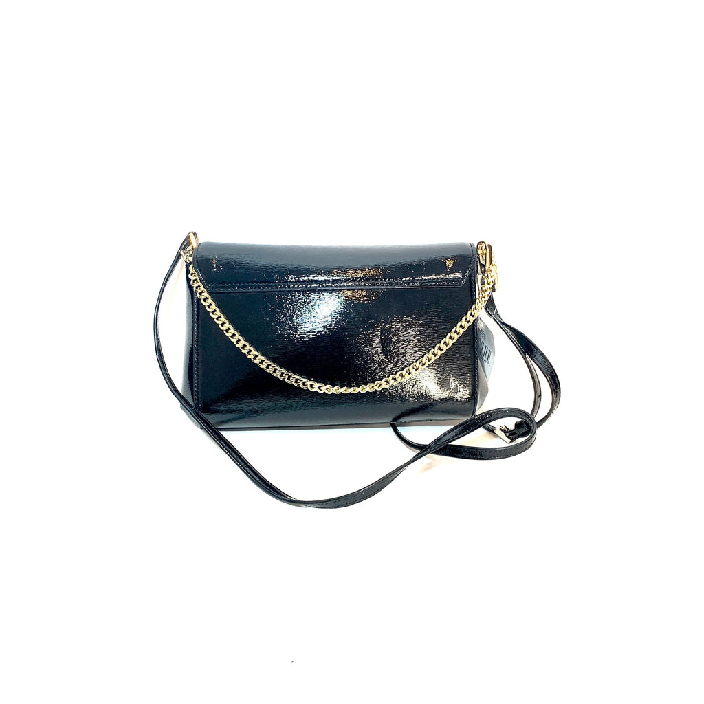 Kate Spade Black Bixby Place Patent Leather Cross Body Bag | Brand New |